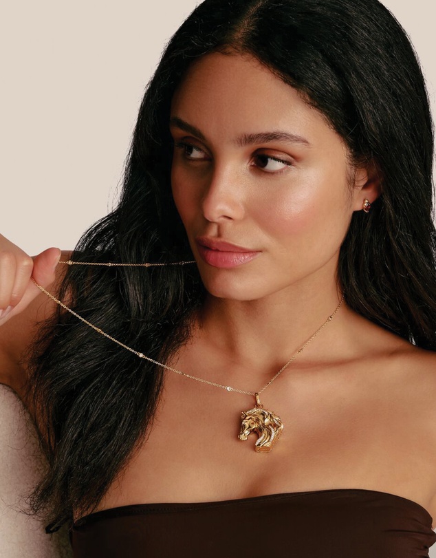 THOMAS SABO - THOMAS SABO Gold Horse Pendant with Zirconia