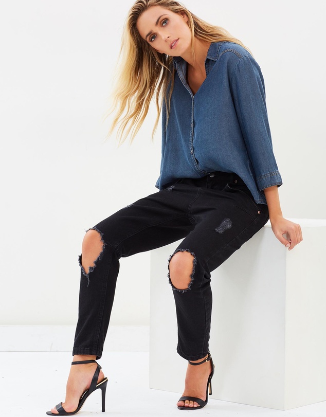 DRICOPER DENIM - Lo-Slung Ripped Jeans
