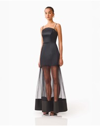 Elliatt - Marcella Strapless Gown in Black