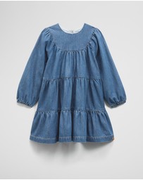 Country Road - Denim Tiered Dress