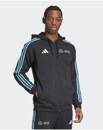 adidas Performance - MERCEDES - AMG PETRONAS FORMULA ONE TEAM DNA FULL ZIP HOODIE Mens