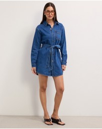 The Fated - Amalia Denim Mini Dress