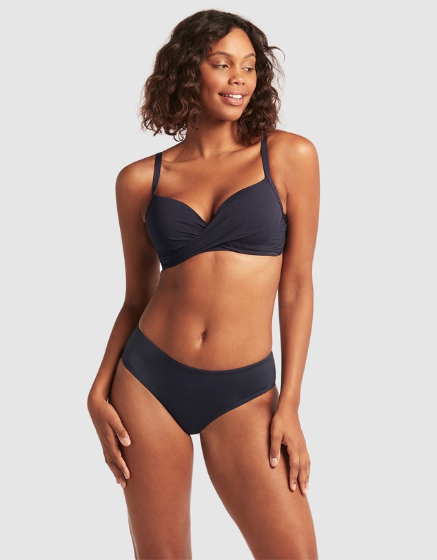 Sea Level Australia - Essentials Cross Front Moulded Underwire Bra