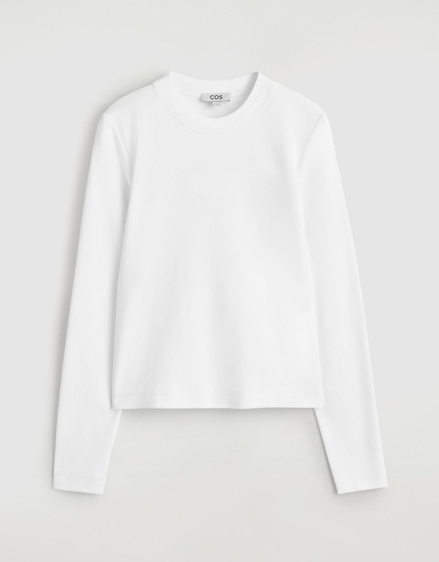 COS - Clean Cut Regular Long-Sleeved T-Shirt