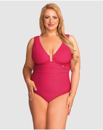 Nessa - Milos Plunge Full Bust One Piece Swimsuit