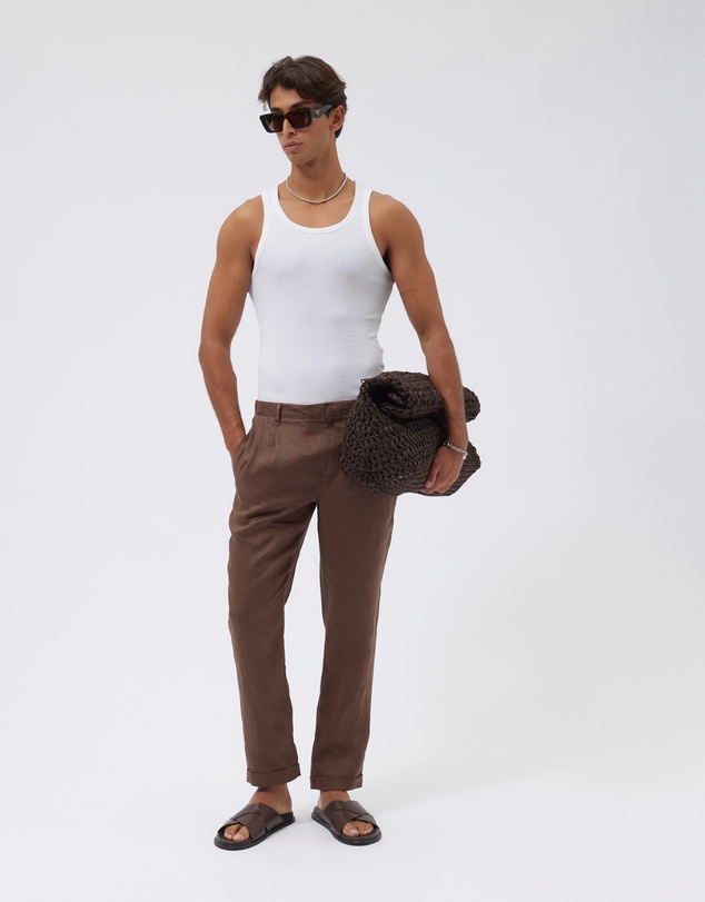 AERE - Linen Pleated Pants