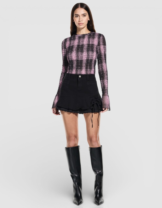 GUESS Originals - GUESS Originals Cargo Lace Mini Skirt