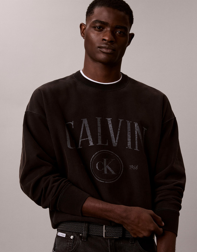 Calvin Klein Jeans - Terry Logo Graphic Relaxed Sweatshirt