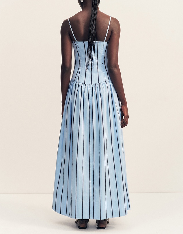 Shona Joy - Saxon Panelled Bustier Maxi Dress