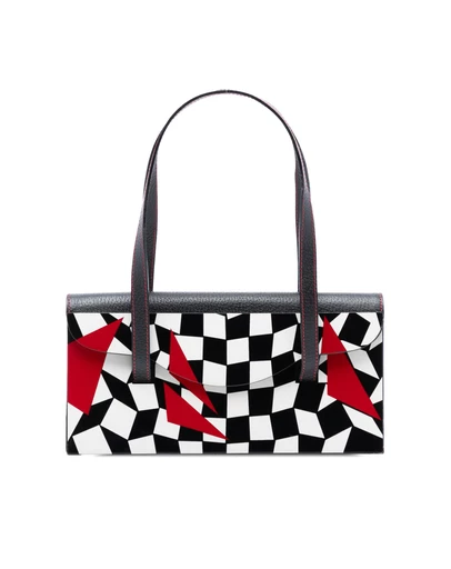 Pre-Loved by Azura Reborn - Pre-Loved Pigskin Plexiglass Geometric Shoulder Bag