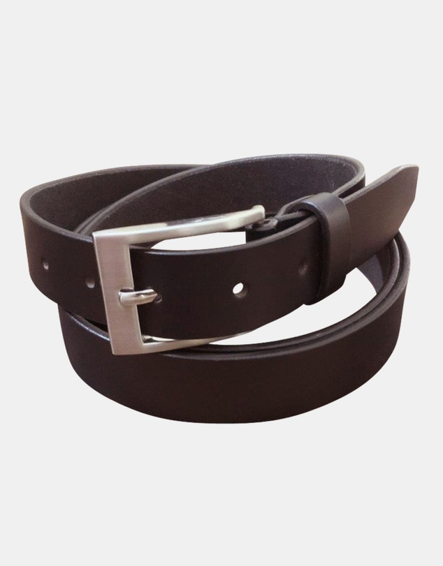Jacaru - Jacaru 6012 Classic Ladies Leather Belt Brown 30mm