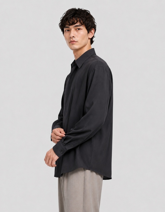 Justin Cassin - Influence Pleated Shirt