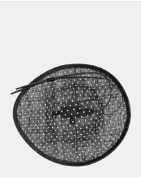 Morgan & Taylor - Domanique Plate Fascinator in Black