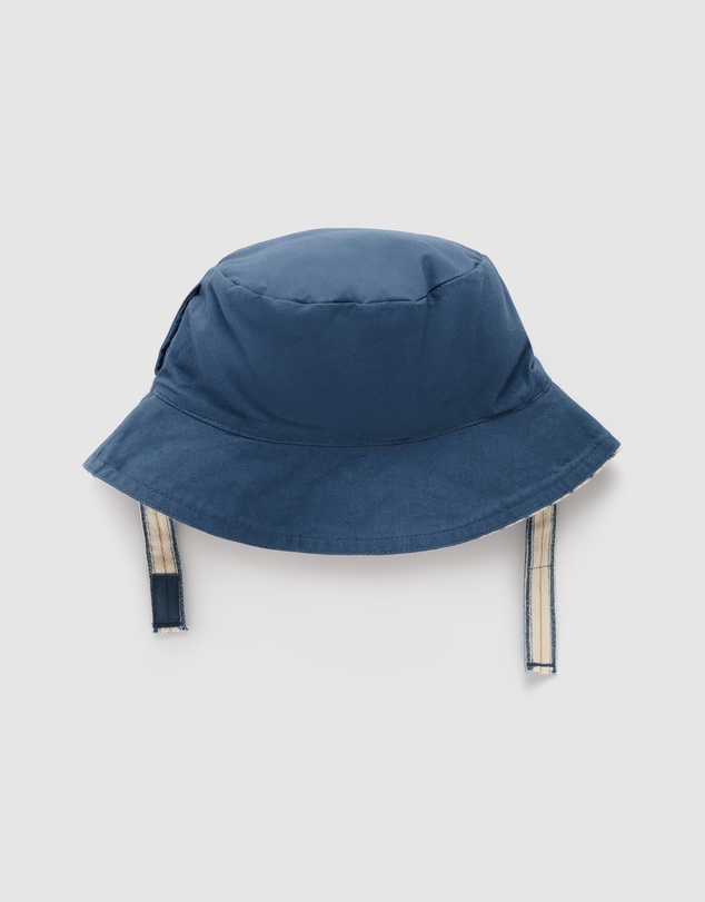Purebaby - Reversible Striped Bucket Hat-Kids-Babies