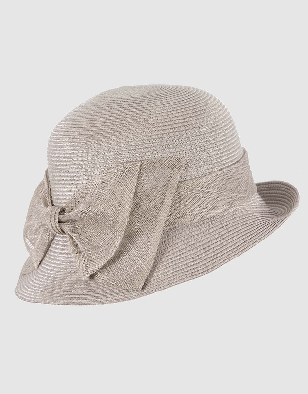 Max Alexander - Summer Silver Cloche Hat