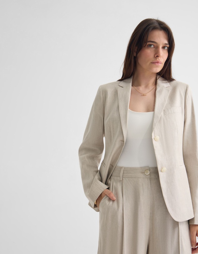 Oxford - Poppy Linen Suit Jacket
