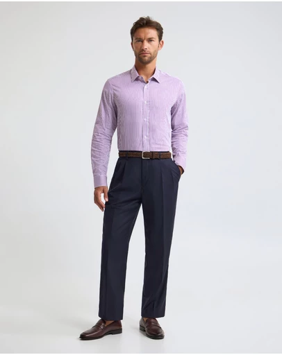 Oxford - Beckton Stripe Slim Fit Luxury Shirt