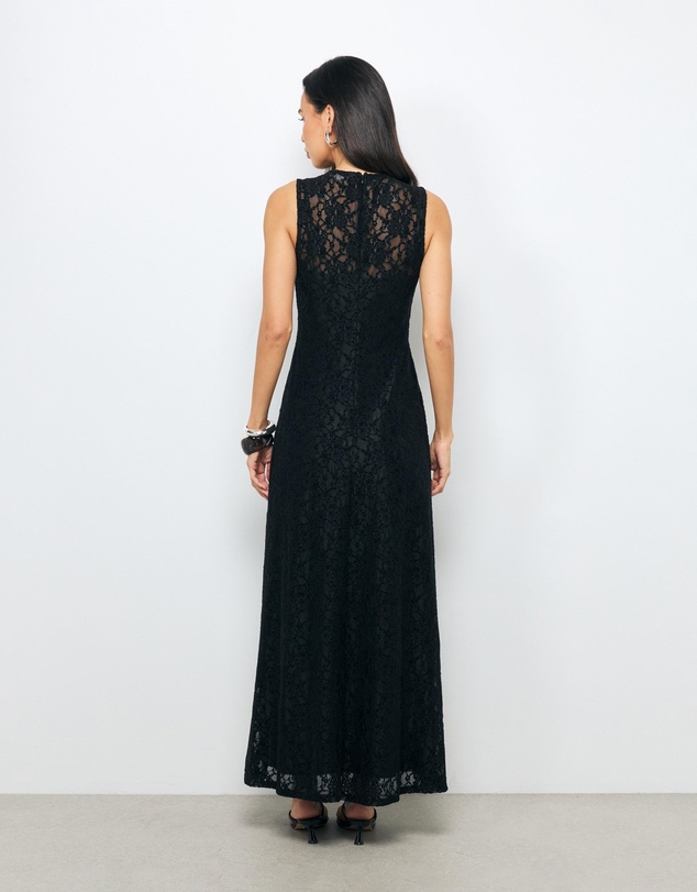 AERE - Mina Lace Midi Dress