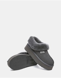 EVERAU - EverAU Ugg Gabri Cow Suede Upper House Shoes