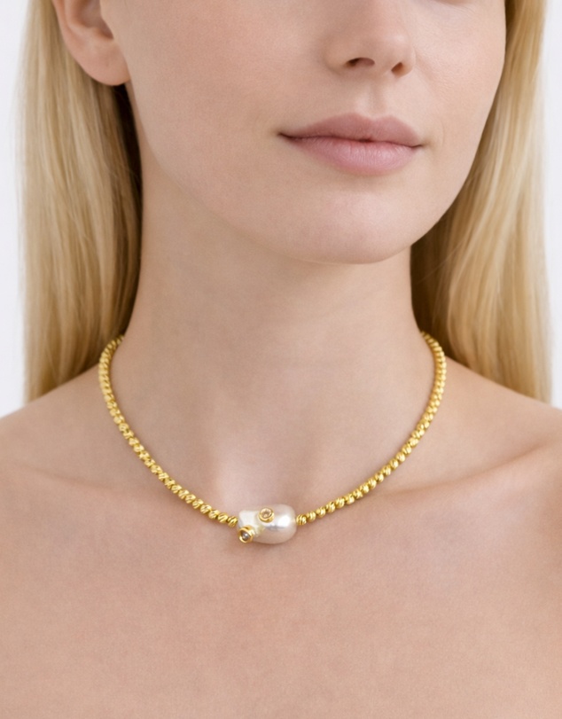 Izoa - Soleil Pearl Necklace