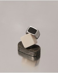 Najo - Paladin Men's Carbon Fibre & Steel Ring