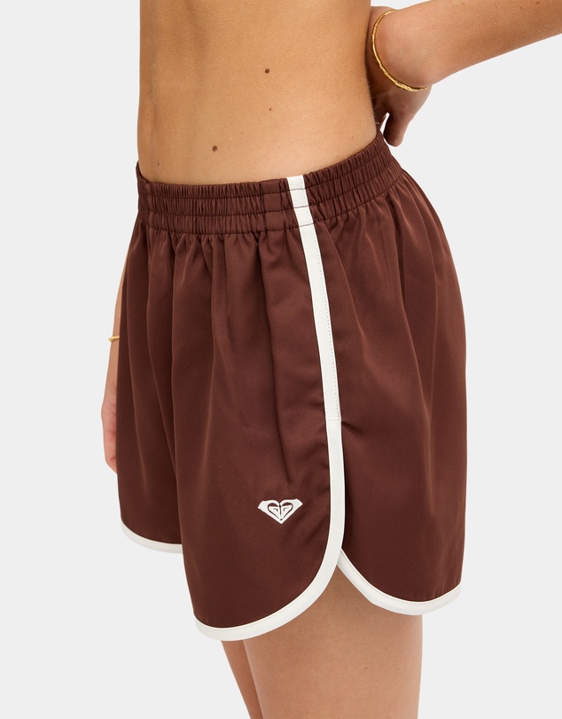 Roxy - Womens Racer Elastic Waist Shorts