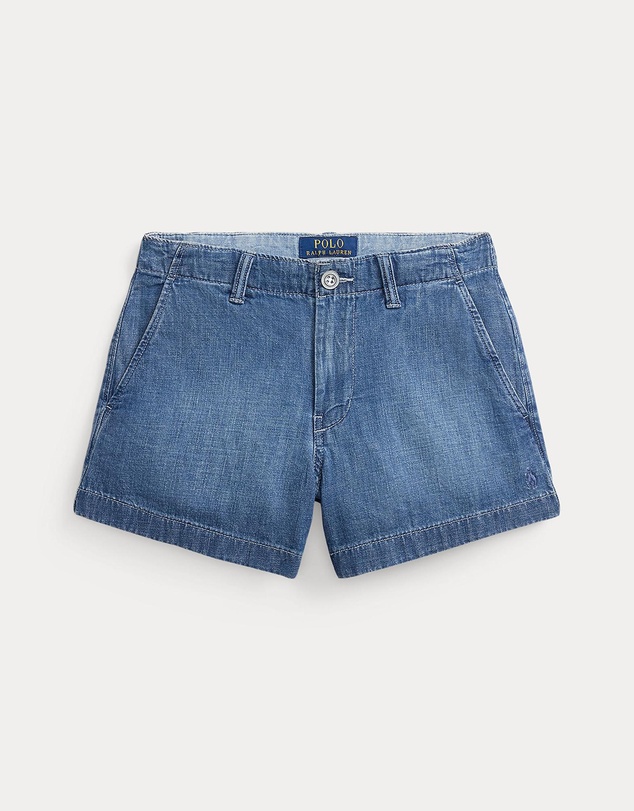 Polo Ralph Lauren - Indigo Cotton Denim Shorts - Teens