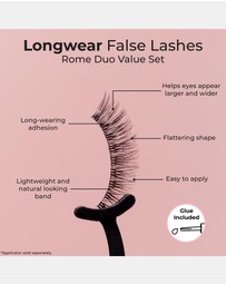 MCoBeauty - Longwear False Lashes Luxe Duo Set - Rome