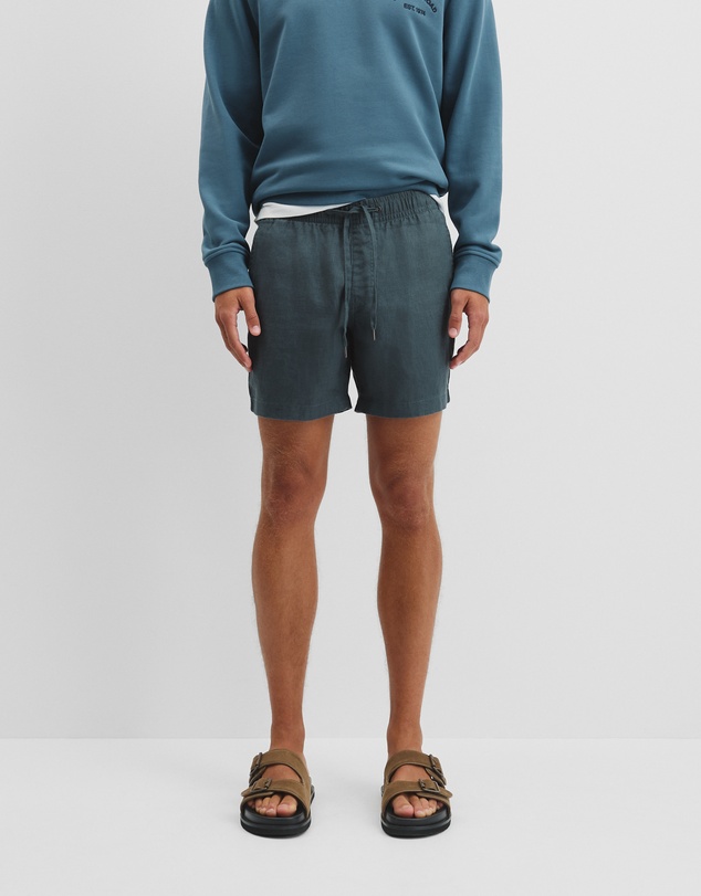 Country Road - Organically Grown Linen Drawcord Short