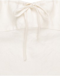 Madre Natura - Eucalyptus Tie Front Top