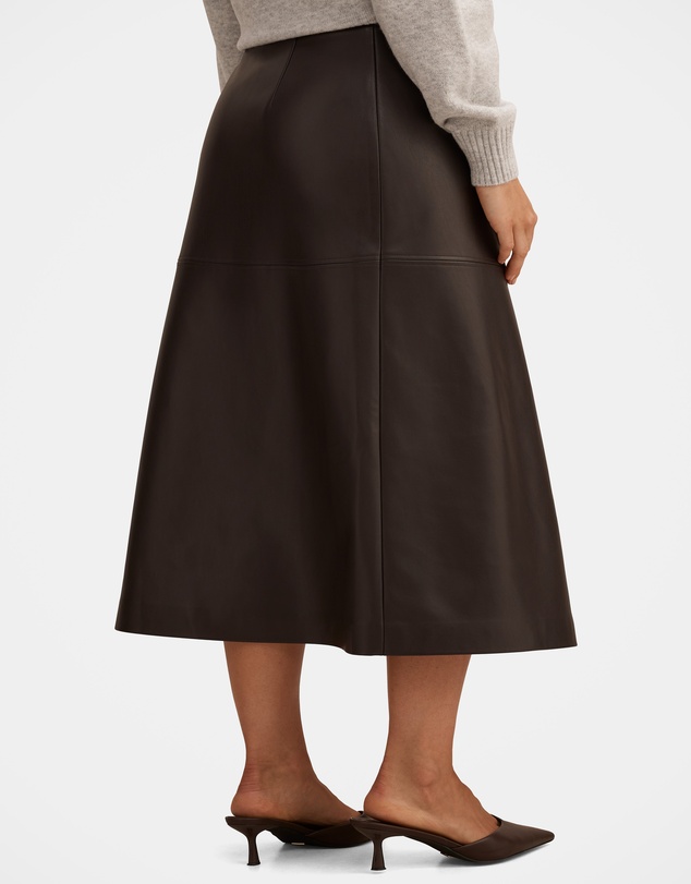 Forever New - Amelia Vegan Leather Wrap Skirt