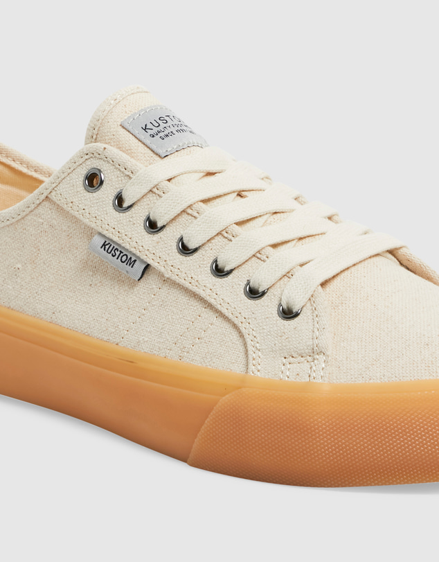 Kustom - World Wide Low Natural Hemp Sneaker