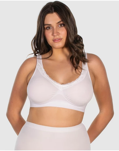 B Free Intimate Apparel - Cotton Pull On Sleep Bra (B-C-D-DD-E-F) Cup