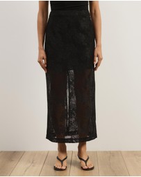 Atmos&Here - Camille Lace Midi Skirt