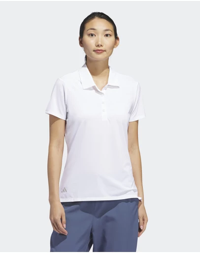 adidas Performance - Ultimate365 Solid Short Sleeve Polo Shirt Womens
