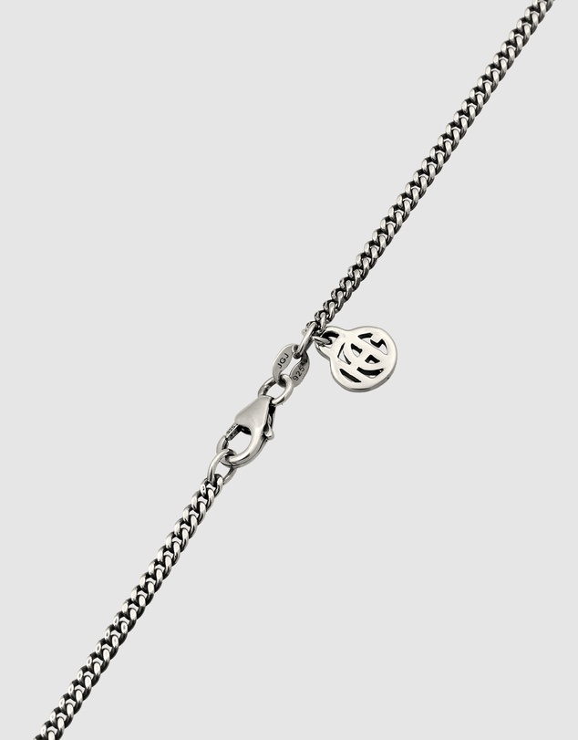 Haze & Glory - ICONIC EXCLUSIVE - Necklace Men Tigers Eye Rectangle 925 Sterling Silver