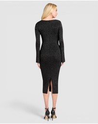 GUESS - Sansa Lurex Midi Dress