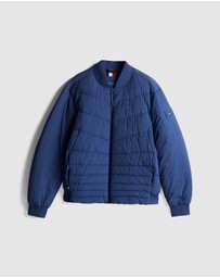 Tommy Hilfiger - Padded Relaxed Bomber Jacket - ICONIC EXCLUSIVE