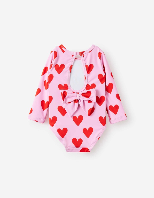 Cotton On Kids - Baby Long Sleeve Keyhole Back Swimsuit