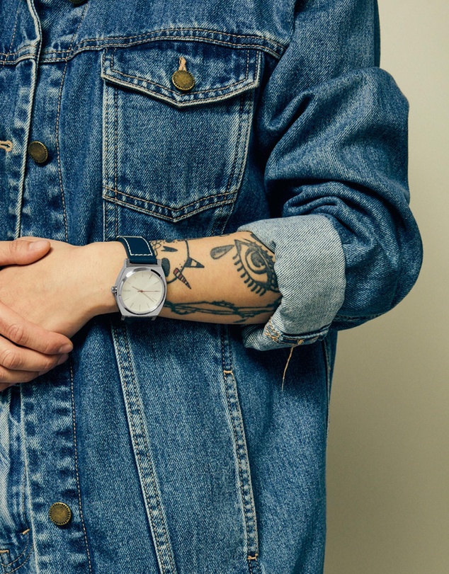 Nixon - Time Teller Leather Watch