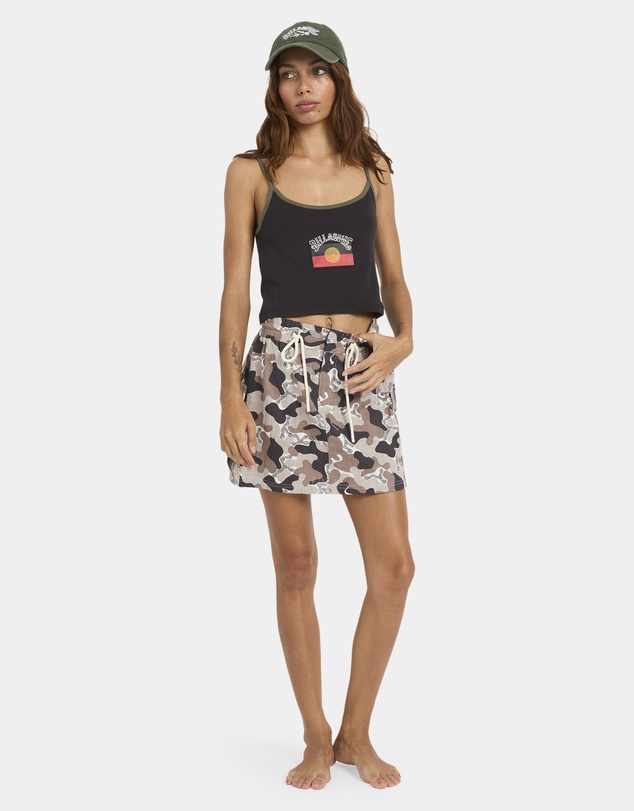 Billabong - Womens Otis Flag Cropped Tank