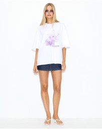 Dazie - Stay In Bloom Oversized Graphic Tee