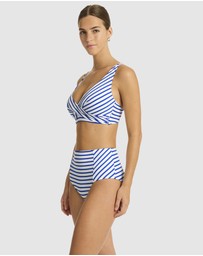 Sea Level Australia - Amalfi Cross Front Multifit Bra Top
