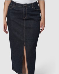 Sunday In The City - Hype Denim Maxi Skirt