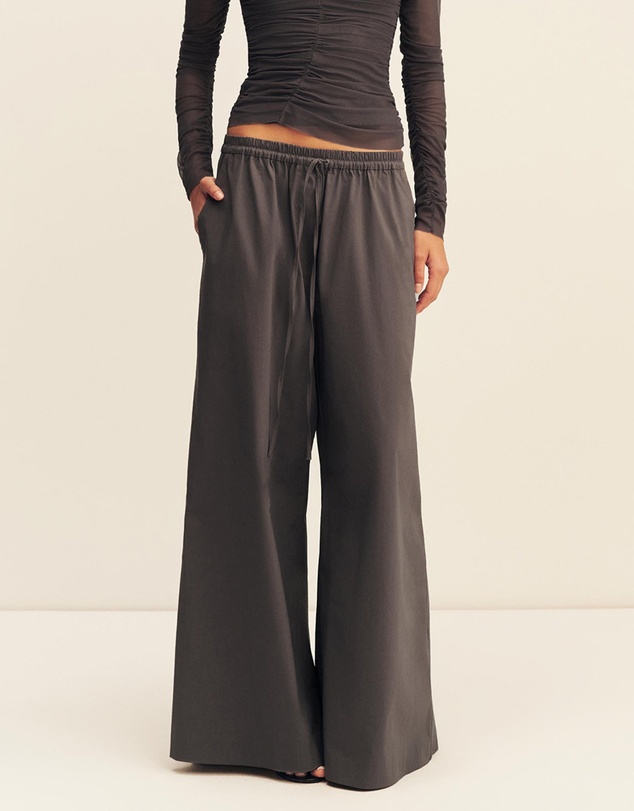 Shona Joy - Campbell Wide Leg Drawstring Pants