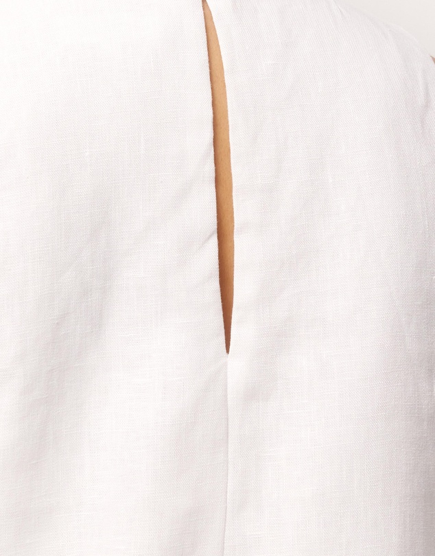 AERE - Lila Linen Shift Mini Dress