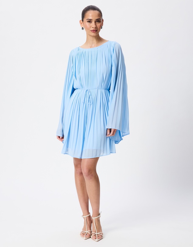 Tussah - Adele Pleated Chiffon Shift Dress