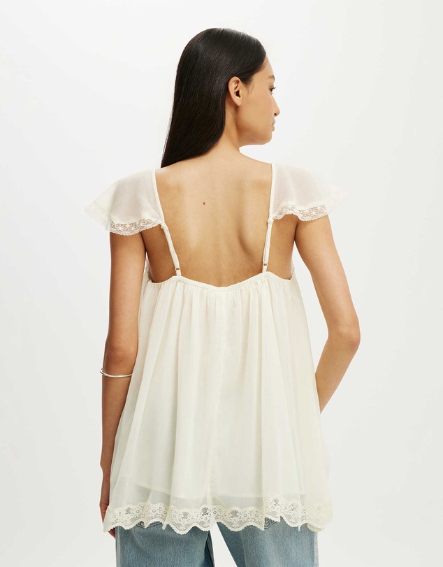Cotton On - Florence Flutter Sleeve Tunic