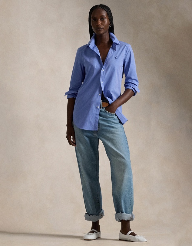 Polo Ralph Lauren - End-On-End Stretch Slim Fit Cotton Shirt - The ICONIC Exclusive
