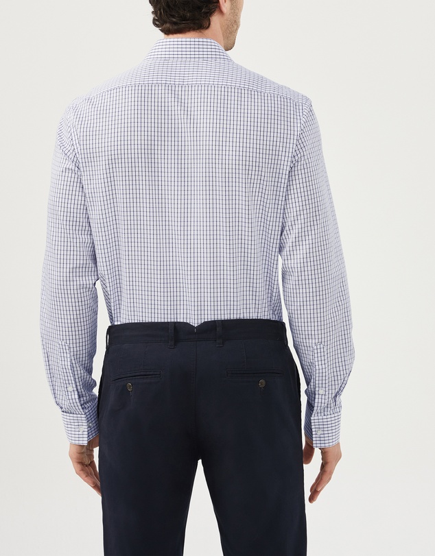 Van Heusen - Windowpane Poplin Shirt